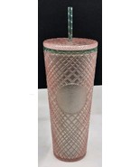 Starbucks 2023 Summer Tumbler 24 Oz Jeweled Pink Mint Jeweled Cup Venti ... - €21,20 EUR
