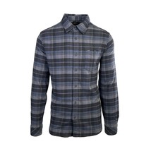 O&#39;Neill Men&#39;s Graphite Shirt Redmond Plaid Stretch Flannel Long Sleeve (S32) - $27.81