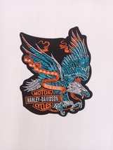 Harley Eagle Wings Large - Harley 12&quot; Motorcycle Jacket Back Patch Top Q... - £23.59 GBP