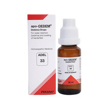 Adel Germany Adel 33 apo-OEDEM Homeopathic Drops 20ml | Multi Pack - £10.39 GBP+