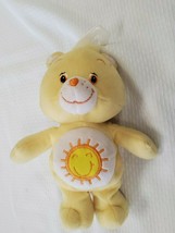 Care Bears 2002 Yellow Funshine Bear 10&quot; TCFC Plush Stuffed Animal Sunshine - £11.86 GBP