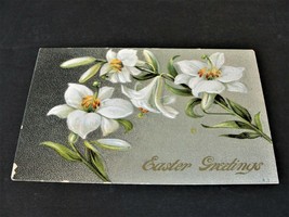 Easter Greetings, Best wishes- 1900s Divided Back Era-Embossed Postcard. - £11.56 GBP