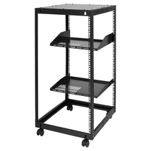 VEVOR 20U Open Frame Server Rack, 20.1 inch Width, 4 Post AV Rack with C... - $173.10 CAD