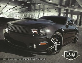 2011 Ford Mustang V6 Dub Edition Sales Brochure Sheet Us 11 - £6.39 GBP