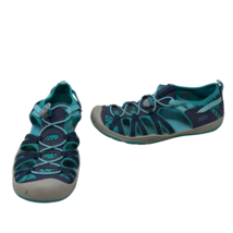 Keen Moxie Sandals Blue Waterproof Sport Hike Trail Youth Size 5 - £31.00 GBP