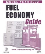 EPA 2002 Fuel Economy Guide vintage US brochure Gas Mileage - $13.76 CAD