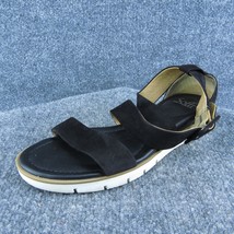 Sofft  Women Strappy Sandal Shoes Black Leather Size 8.5 Medium - $24.75