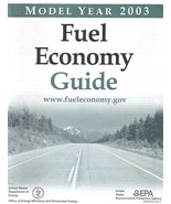 EPA 2003 Fuel Economy Guide vintage US brochure Gas Mileage - $13.76 CAD