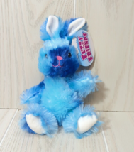 Greenbrier International multi-blue Plush bunny rabbit white feet ears s... - £11.81 GBP