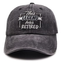 Funny Retirement Gifts For Men And Women, This Legend Has Retired Baseball Cap,  - £26.85 GBP
