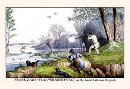 Frank Raby Flapper Shooting on the Great Lakes in the Park by Henry Thomas Alken - £17.37 GBP+