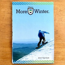 2016-2017 KILLINGTON Resort Ski Trail Map Vermont Artist James Niehues - £7.93 GBP