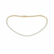 ANGARA Natural Diamond Necklace in 14K Yellow Gold (G, VS2 | 10.14 Ct) - £12,226.29 GBP