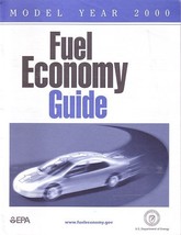 EPA 2000 Fuel Economy Guide vintage US brochure Gas Mileage - $6.00