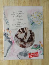 Vintage 1951 Sealtest Ice Cream Wedding Full Page Original Color Ad  921 - £5.32 GBP