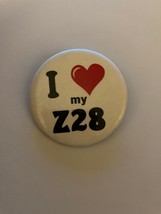 I Love My Z28 Camaro Car Button Pin - £15.90 GBP