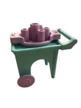 PLAYSKOOL Dollhouse TEA SERVING CART for FRONT PORCH Outdoor Furniture W... - £9.74 GBP