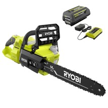 40V Brushless 14 in. Cordless Battery Chainsaw with 4.0 Ah Battery and C... - $699.00