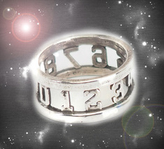 HAUNTED ANTIQUE RING THE MASTER CIRCLE SACRED NUMBERS LUCK SECRET OOAK M... - $2,699.33