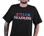 Deadline Uomo Nero 27 Club T-Shirt M L XL Nuovo Abbigliamento Street - $14.81