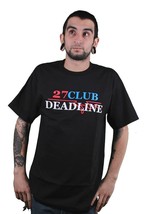 Deadline Uomo Nero 27 Club T-Shirt M L XL Nuovo Abbigliamento Street - £11.89 GBP