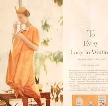 1958 Mennen Baby Magic Powder Oil Advertisement Skin Hygiene Care DWII15 - $29.99