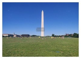 Washington Monument Washington D.C. Sculpture 2022 5X7 Photo Reprint - £6.65 GBP