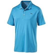 PUMA Mens Golf 2017 Mens Pounce Polo T-Shirt Color Hawaiian Ocean Size S - £66.10 GBP