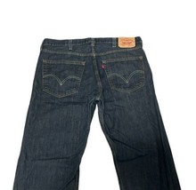 Levi Strauss 501 Men’s Straight Leg Button Fly Dark Jeans Size 38x34  - $24.26