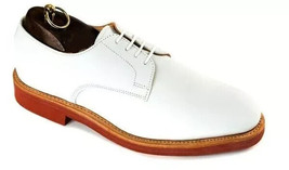 Custom Wedding Premium Leather White Formal Oxfords Shoes Handmade Dress... - £125.28 GBP