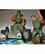 Soldiers &amp; Artillery piece with shells - $16.41 CAD