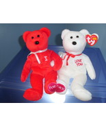 I Love (Heart) You TY Beanie Babies MWMT 2005 - $10.99