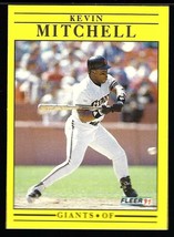 1991 Fleer Baseball #267 Kevin Mitchell - £1.20 GBP