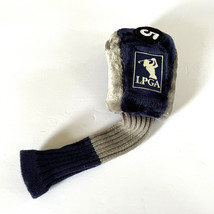 LPGA 5 Wood Golf Head Cover Blue and Gray Grey (Removable Club Size Patch) EUC - £10.26 GBP
