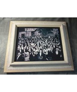 THE SHINING OVERLOOK BALLROOM SCENE IN VINTAGE WHITE FRAME FRAMED 13 X 9.5 - £41.29 GBP