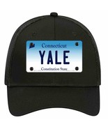 Yale Connecticut Novelty Black Mesh License Plate Hat - £23.17 GBP