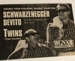 Twins Tv Guide Print Ad Arnold Schwarzenegger Danny DeVito Kelly Preston... - £5.46 GBP