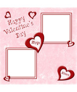 Valentine 3 ~ Digital Scrapbooking Quick Page Layout - $4.11 CAD