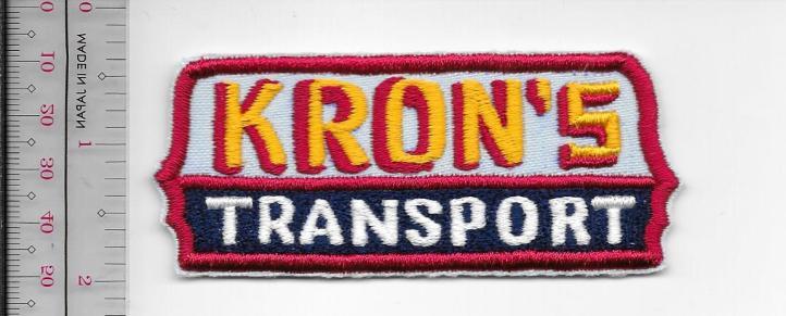 Vintage Trucking &amp; Van Lines Canada Kron&#39;s Transport Inc Kenora Ontario ... - $9.99