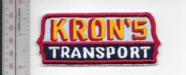Vintage Trucking &amp; Van Lines Canada Kron&#39;s Transport Inc Kenora Ontario ... - $9.99