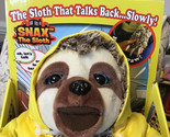 SNAX the Sloth Talking Moving Plush Voice Recorder Toy - NEW IN BOX!!! - $23.76