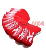 MIZUNO HeadCover 10 pcs Set Golf Iron Head Covers RED Color Neoprene US ... - £15.58 GBP