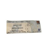 03/31/07 Cubs vs Mariners Ticket Stub Spring Training Cashman Las Vegas ... - £36.68 GBP