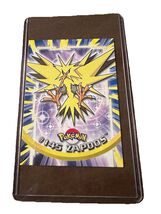 Pokemon Card Zapdos #145 TOPPS Series 3 TV Animation Series Blue Logo - $14.85