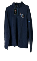 Nike Men&#39;s Tennessee Titans Game Day Quarter Zip Pullover Jacket, Navy, 2XL - £39.56 GBP