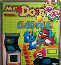 Mr Do&#39;s Castle Arcade Flyer Original Video Game Artwork Print Japan Retro 1983 - £31.07 GBP