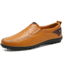 Men Shoes Casual   2020 Leather Italian Men Loafers Moccasins Slip on Mens Drivi - £53.12 GBP