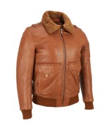 New Mens M Wilsons Leather Jacket Coat Bomber Brown Removable Fur Collar... - £633.08 GBP