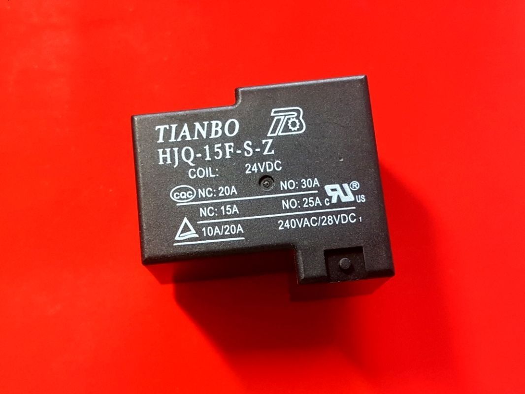HJQ-15F-S-Z, 24VDC Relay, TIANBO Brand New!! - $6.50