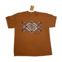 Sedona Arizona Shirt Men Large Brown Graphic Short Sleeve Aztec Southwes... - £19.73 GBP
